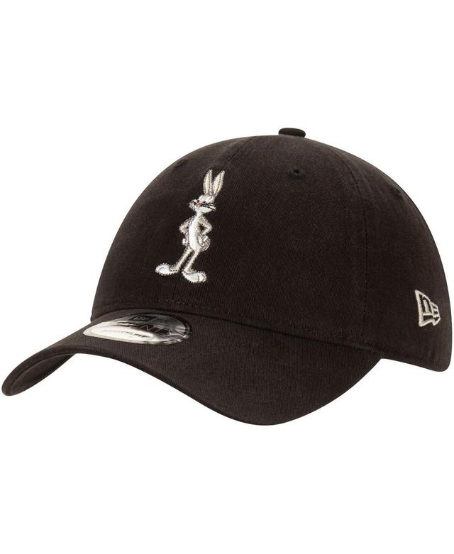 Mens New Era Bugs Bunny Black Looney Tunes 9TWENTY Adjustable Hat Product Image