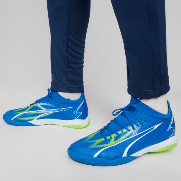 PUMA ULTRA MATCH Indoor Trainer Men's Soccer Cleats Shoes in Ultra Blue/White/Pro Green Product Image