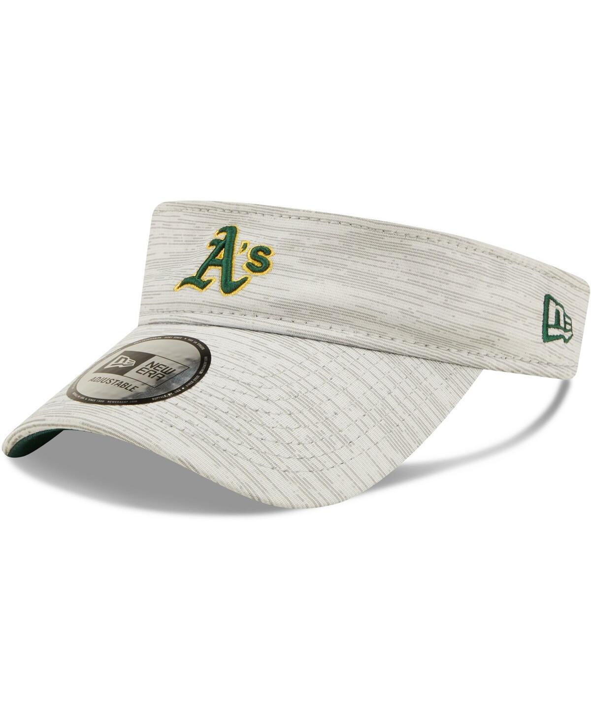 Mens New Era Gray Oakland Athletics Distinct Visor Product Image