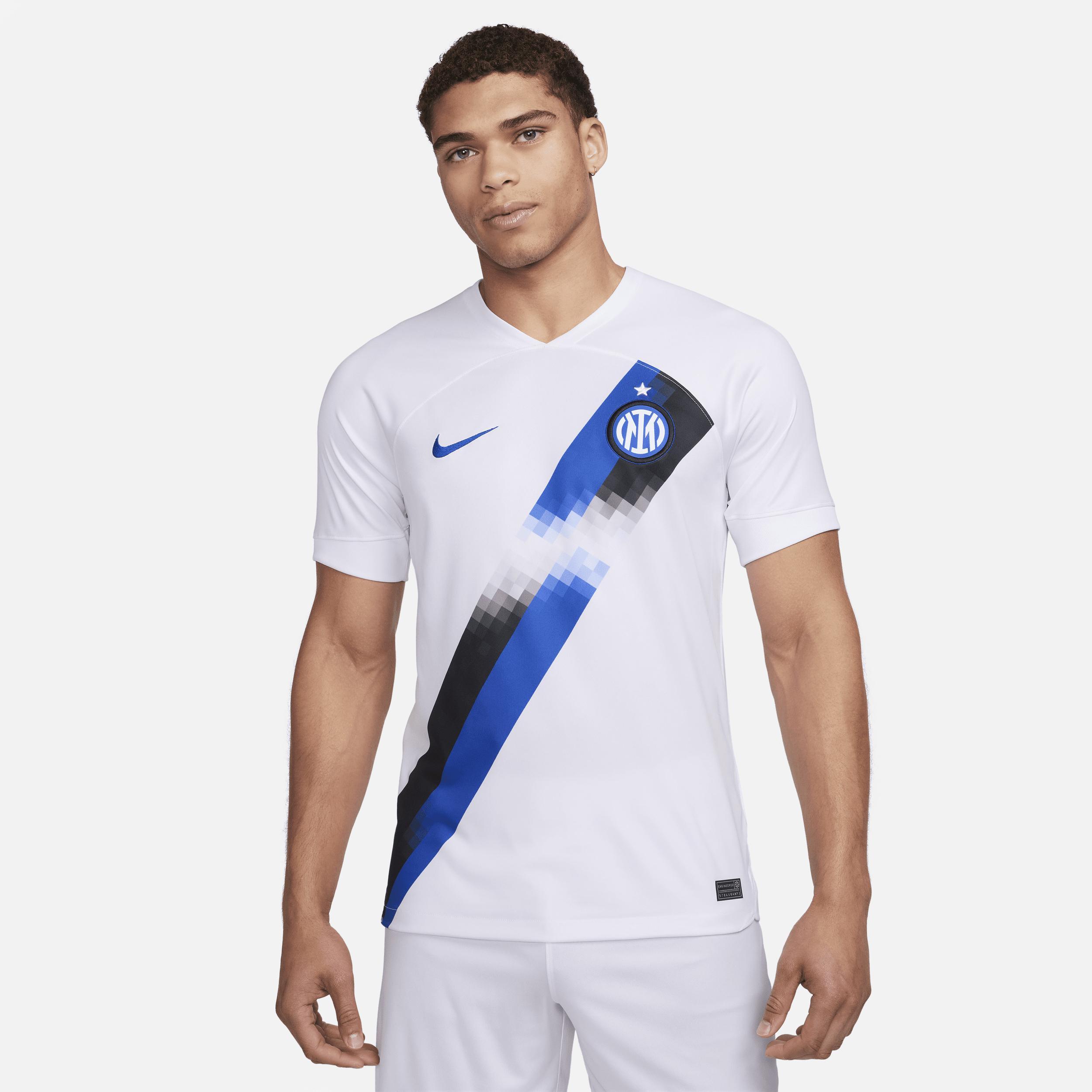 Mens Nike White Inter Milan 2023/24 Away Stadium Replica Jersey - White Product Image