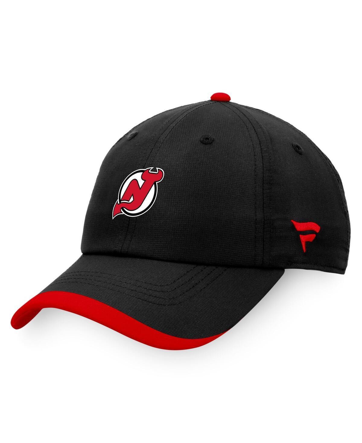 Mens Fanatics Black New Jersey Devils Authentic Pro Rink Pinnacle Adjustable Hat Product Image