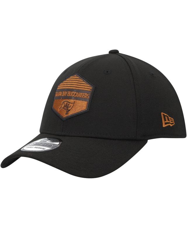 Mens New Era Black Tampa Bay Buccaneers Gulch 39THIRTY Flex Hat Product Image