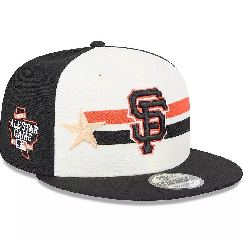 Mens New Era Cream/Black San Francisco Giants 2024 MLB All-Star Game Workout 9FIFTY Snapback Hat Product Image