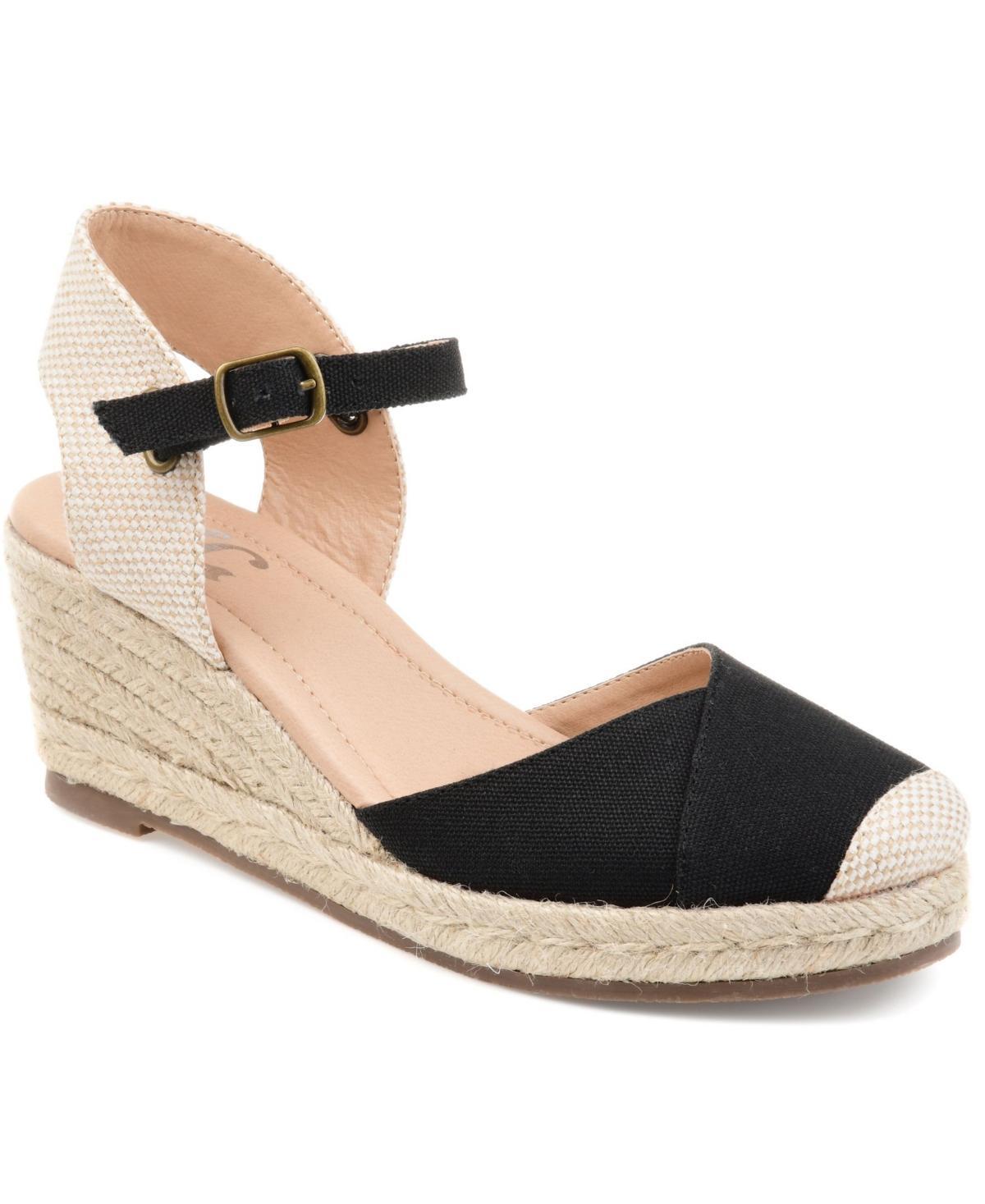 Journee Collection Ashlyn Womens Wedges Black Product Image