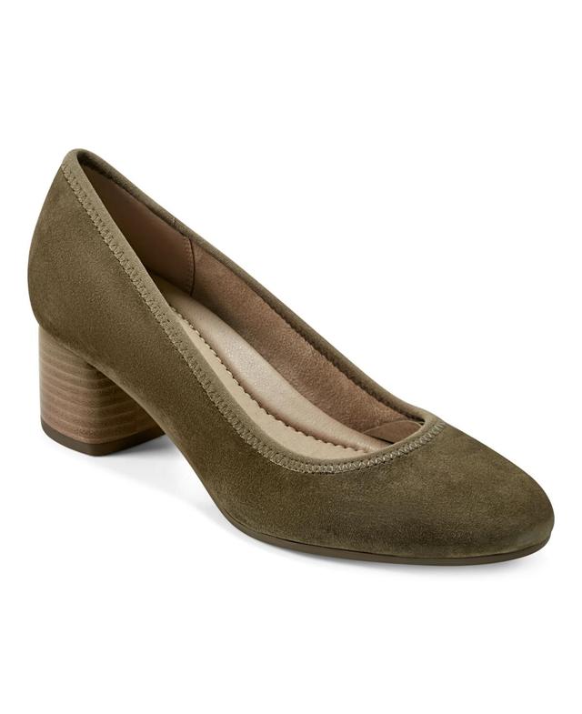 Earth Womens Rellia Slip-on Almond Toe Dress Ballet Pumps Product Image