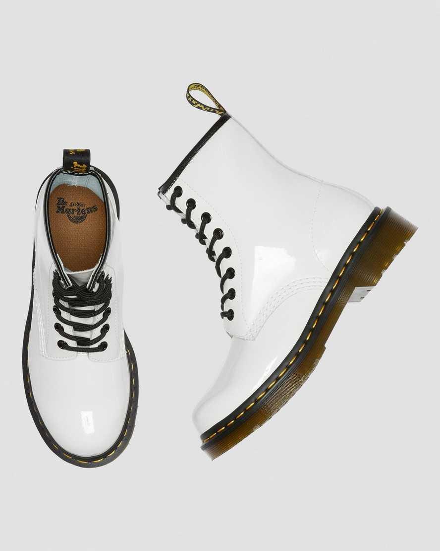 1460 Women's Patent Leather Lace Up Boots Product Image