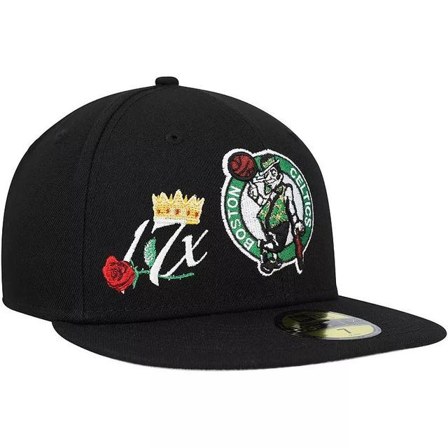 Mens New Era Boston Celtics Crown Champs 59FIFTY Fitted Hat Product Image