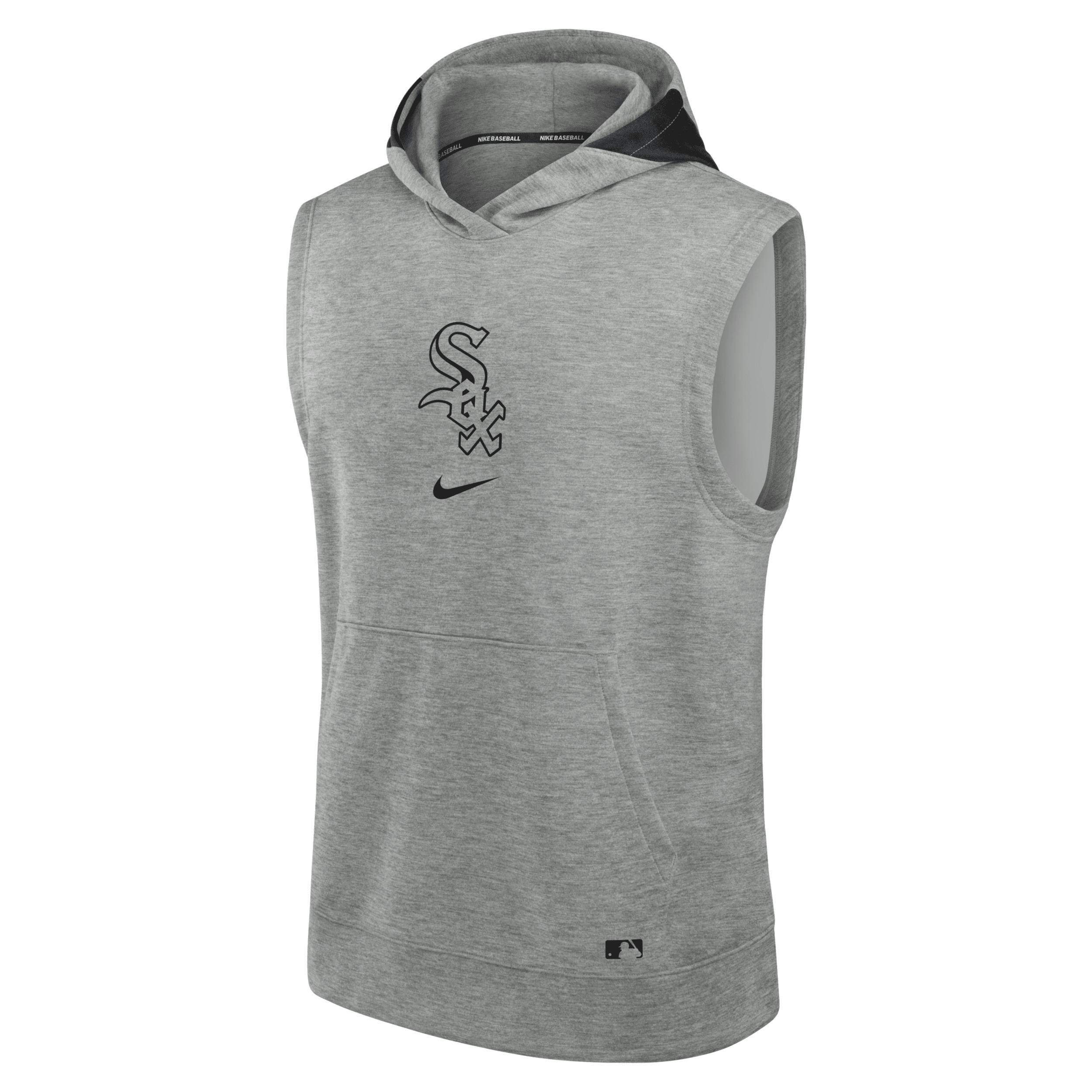 Chicago White Sox Authentic Collection Early Work Menâs Nike Men's Dri-FIT MLB Sleeveless Pullover Hoodie Product Image