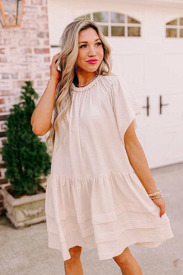 Southern Sweetheart Shift Dress in Cream Product Image