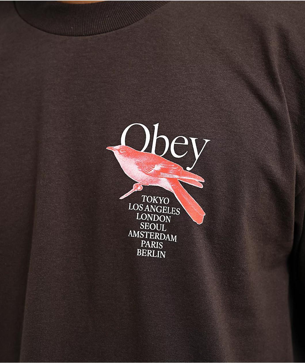 Obey Earliest Delivery Silt T-Shirt Product Image