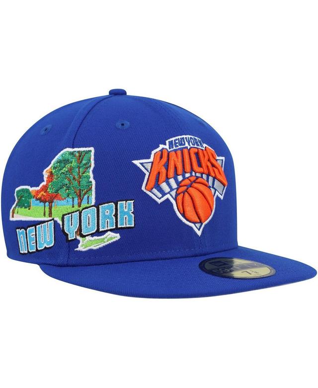 Mens New Era New York Knicks Stateview 59FIFTY Fitted Hat Product Image