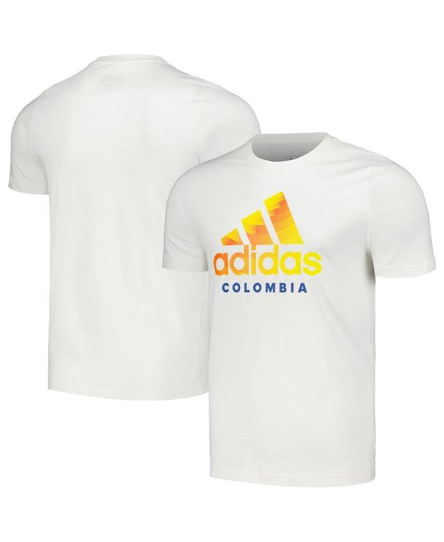 Mens adidas White Colombia National Team 2024 Dna T-shirt Product Image