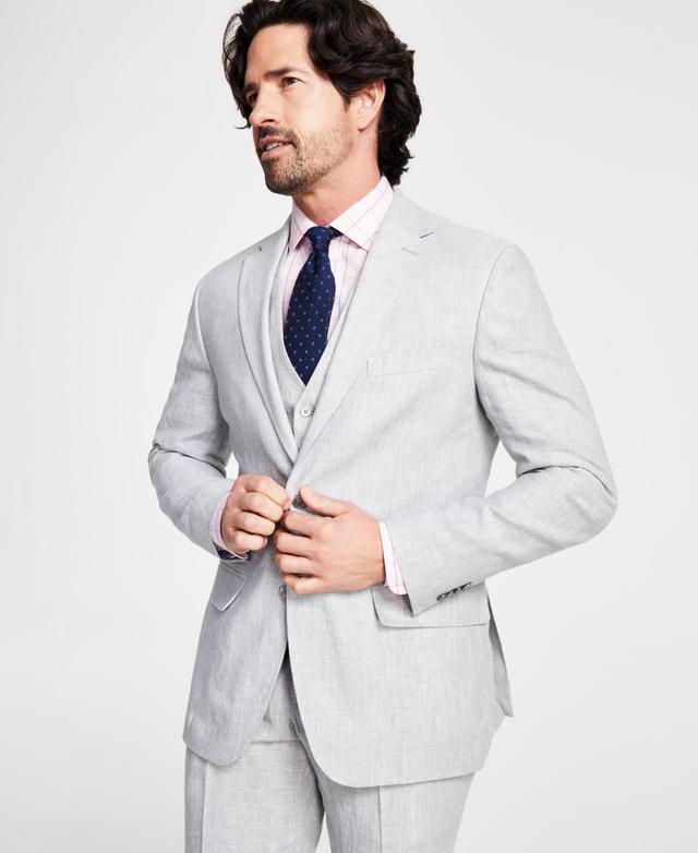 Tommy Hilfiger Mens Modern-Fit Flex Stretch Linen Suit Jacket Product Image