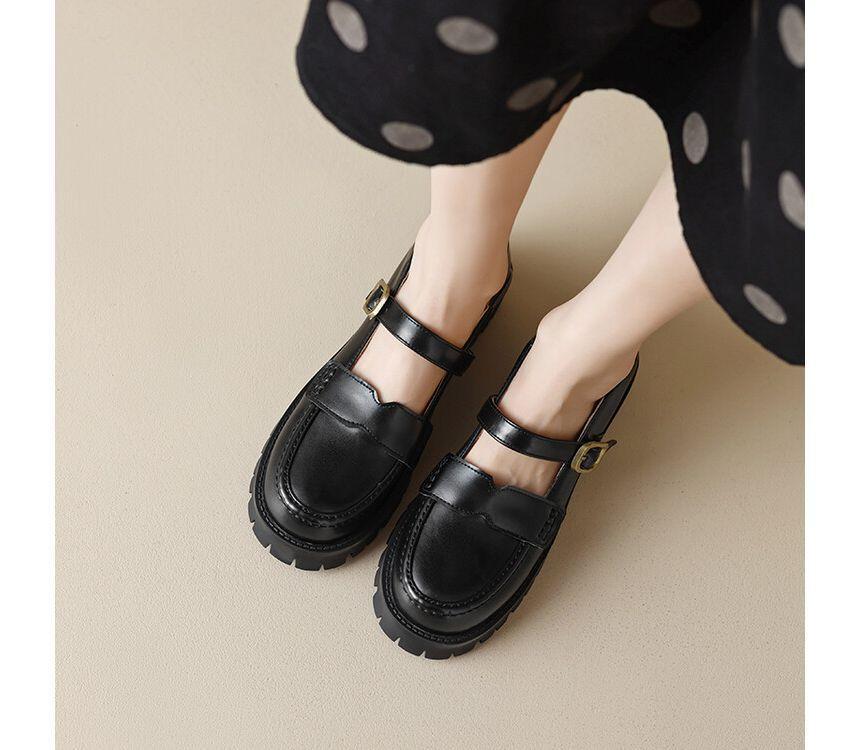 Platform Mary Jane Loafers Product Image