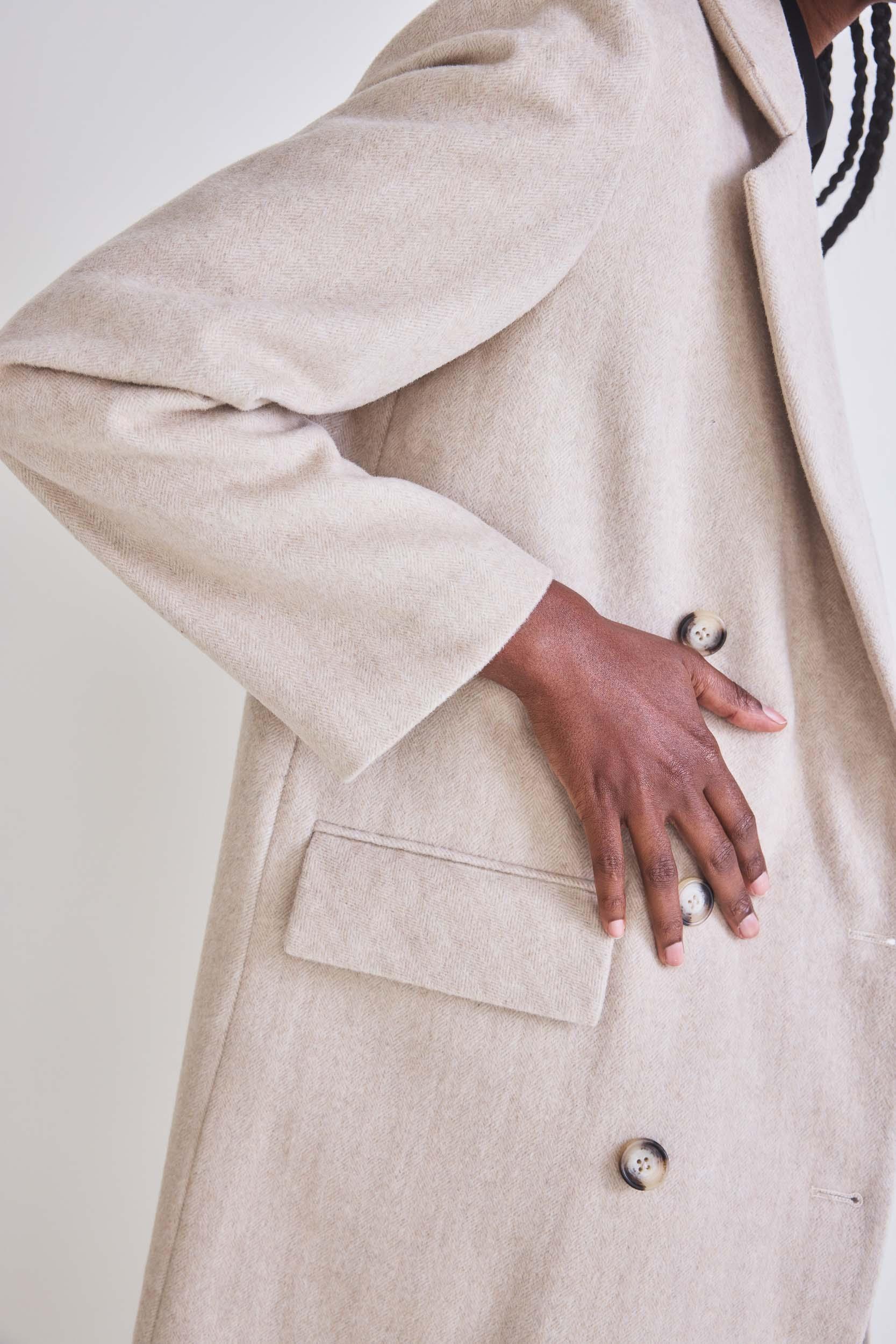 The Soho Long Wool Coat Product Image