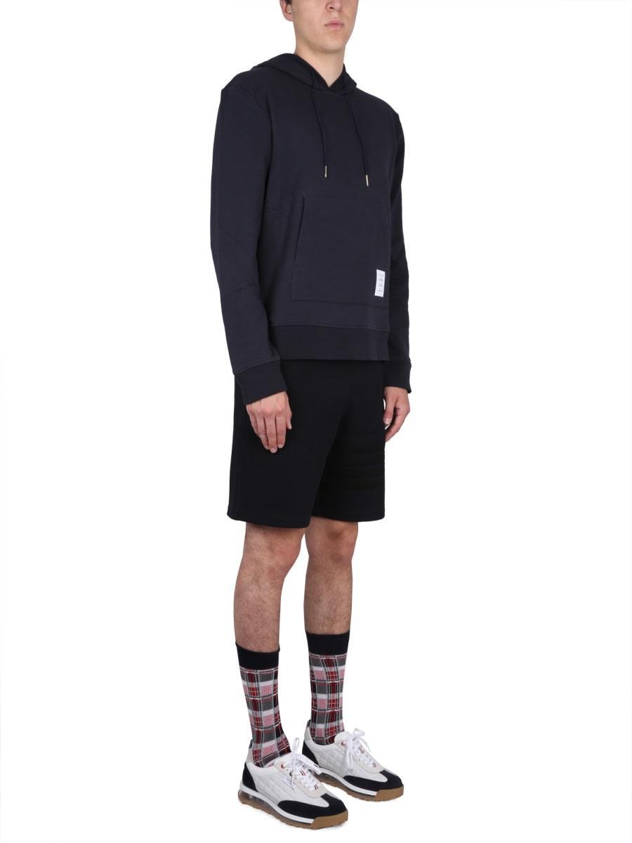 THOM BROWNE Sweatshirt Bermuda In Blue Product Image