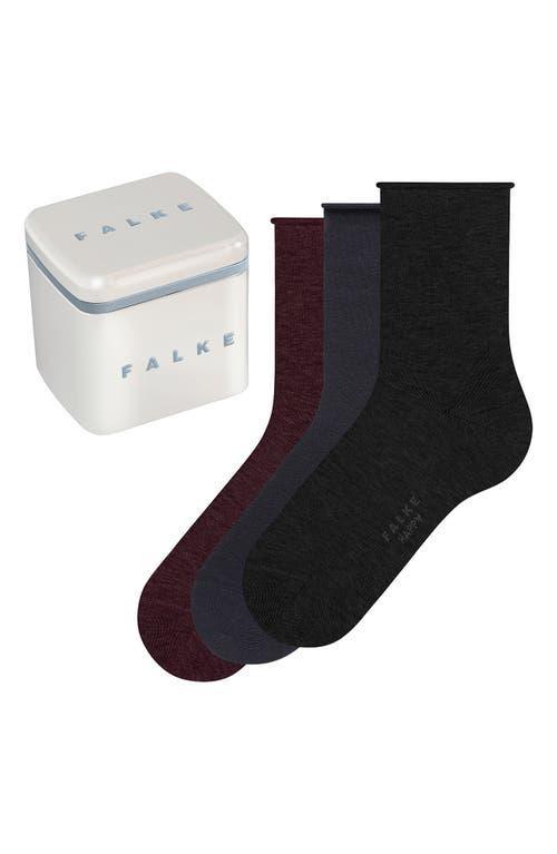 Falke Happy Assorted 3-Pack Crew Socks Gift Box Product Image