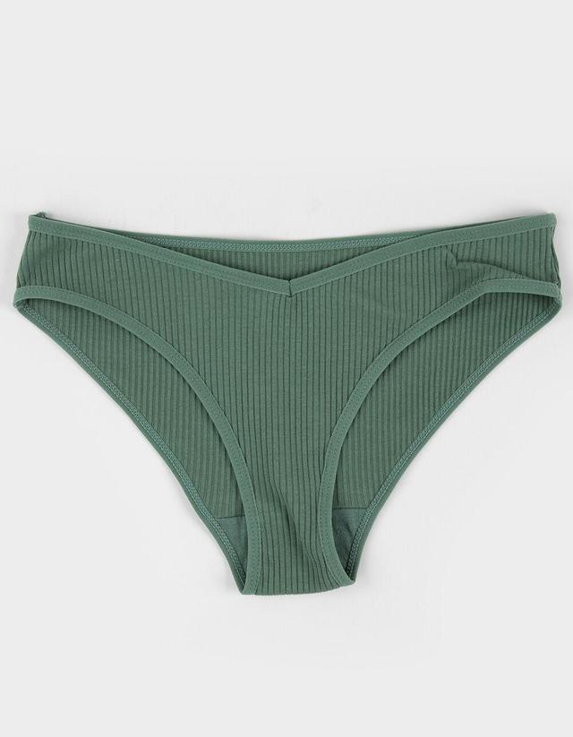 FULL TILT V-Ribbed Bikini Panties Product Image