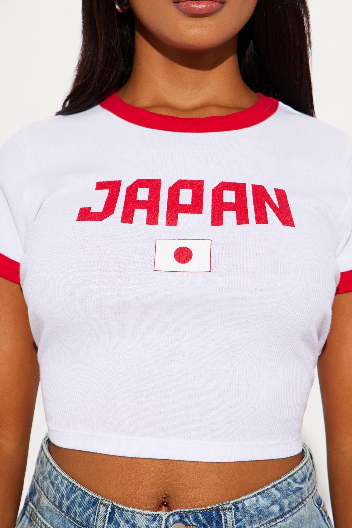 Japan Love Ringer Tee - White Product Image