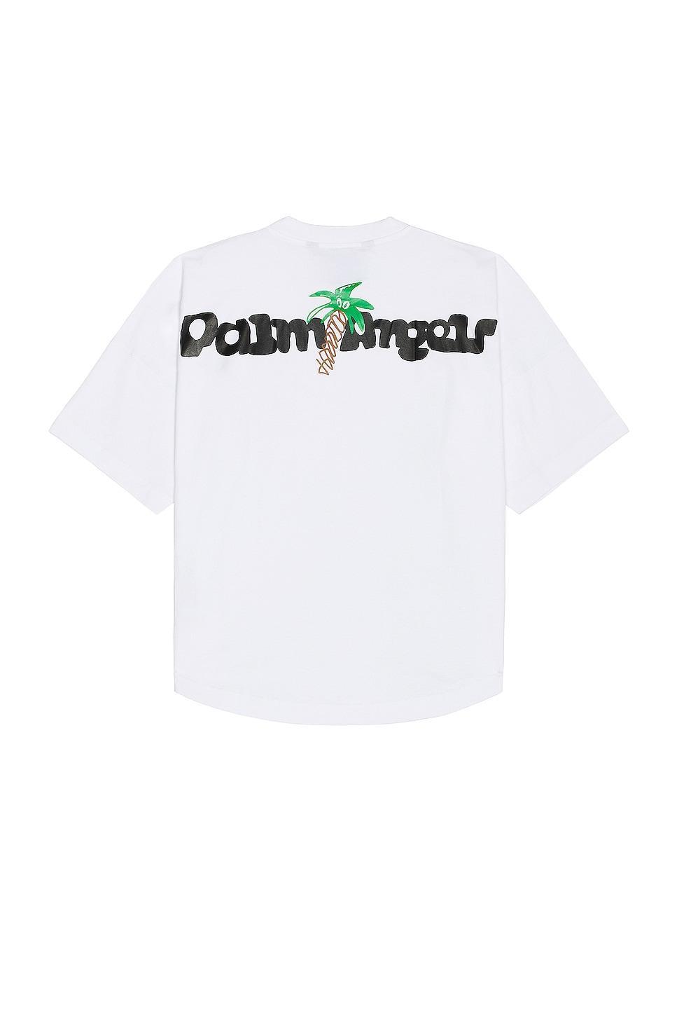 Palm Angels Sketchy Over Tee White. (also in ). Product Image