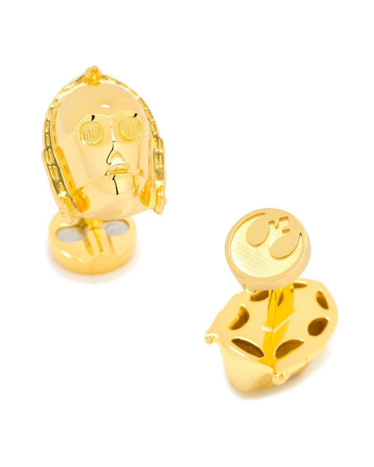 3D Star Wars C-3P0 Cuff Links Product Image