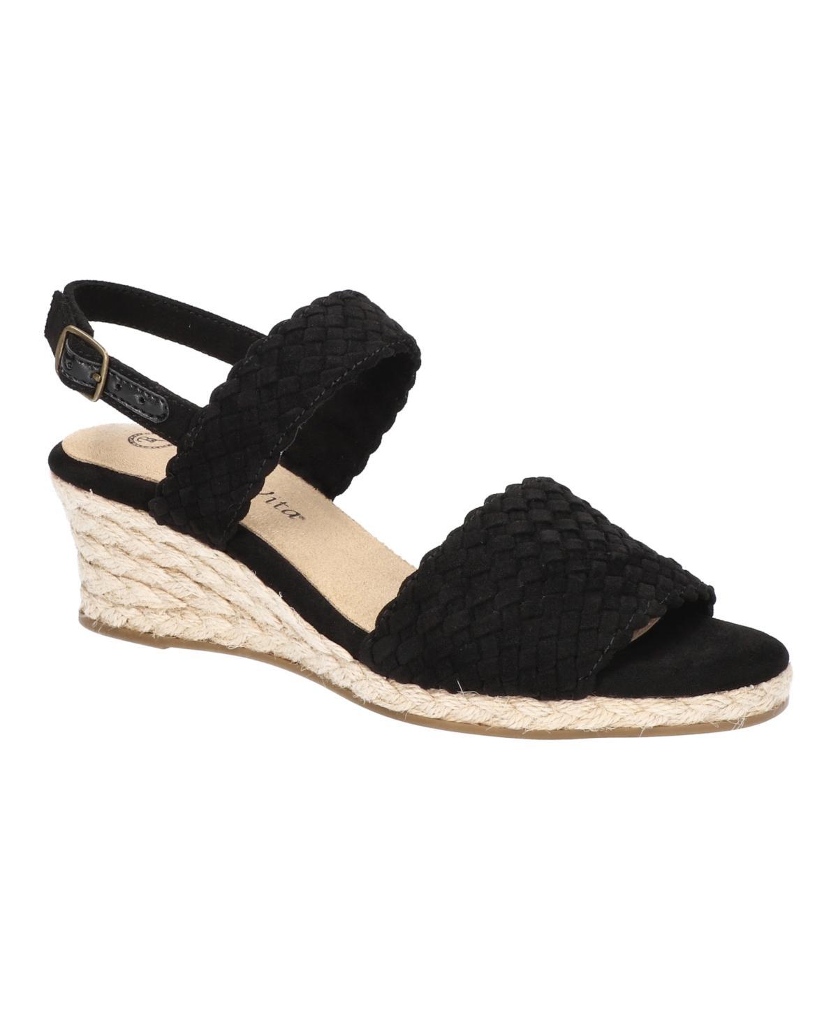 Bella Vita Womens Mariella Espadrille Wedge Sandals Product Image