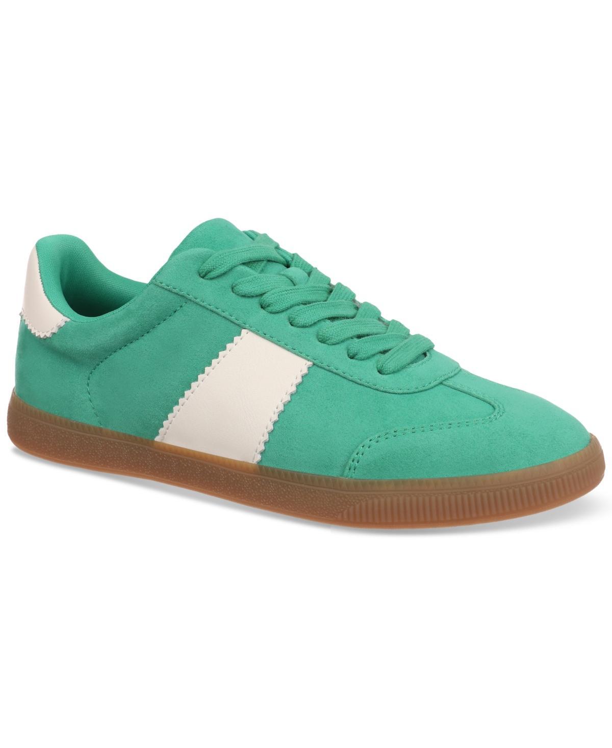 On 34th Womens Marinaa Low-Top Sneakers, Created for Macys - Green Micro Product Image