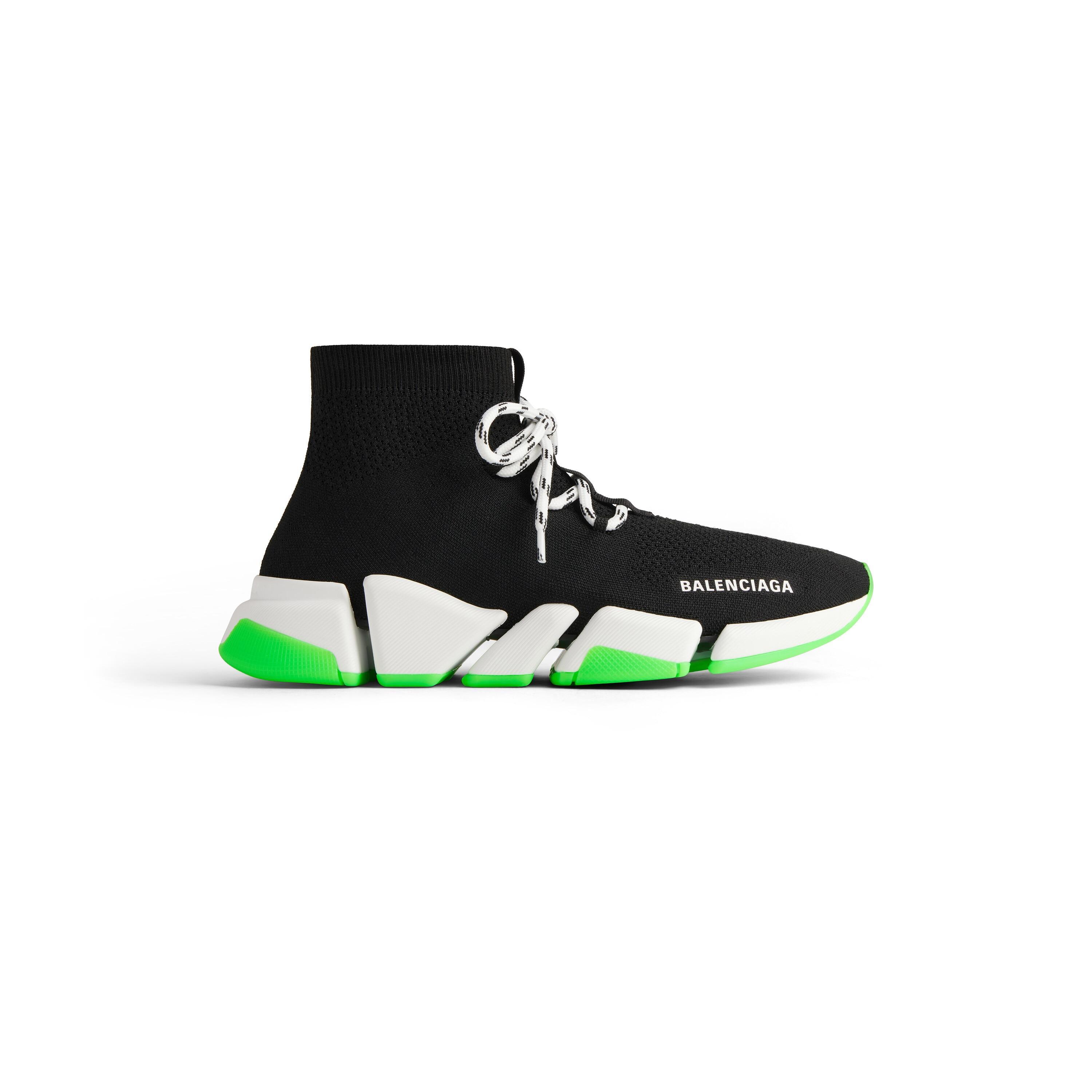 Men's Speed 2.0 Lace-up Recycled Knit Sneaker  in Black Product Image