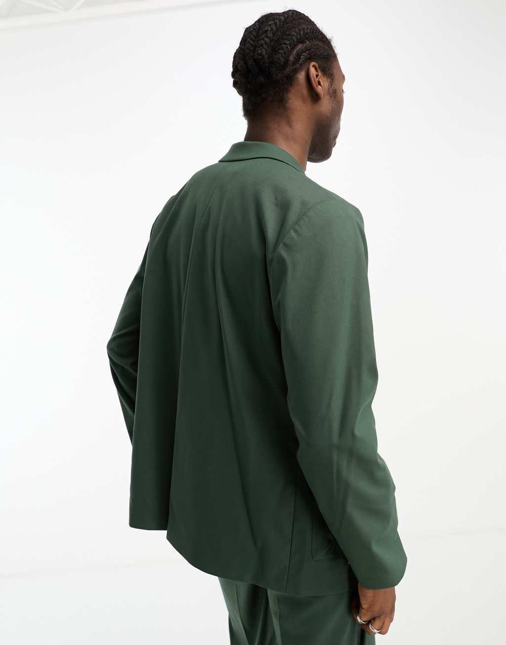 ASOS DESIGN oversized cargo pocket suit jacket Product Image