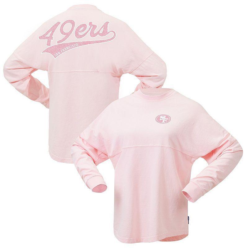 Womens Fanatics Branded Pink San Francisco 49ers Millennial Spirit Jersey T-Shirt Product Image