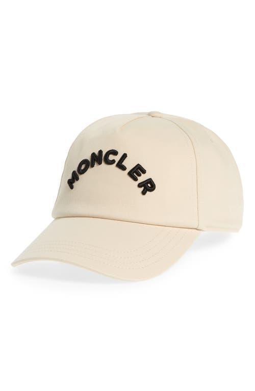 Moncler Embroidered Logo Gabardine Baseball Cap Product Image