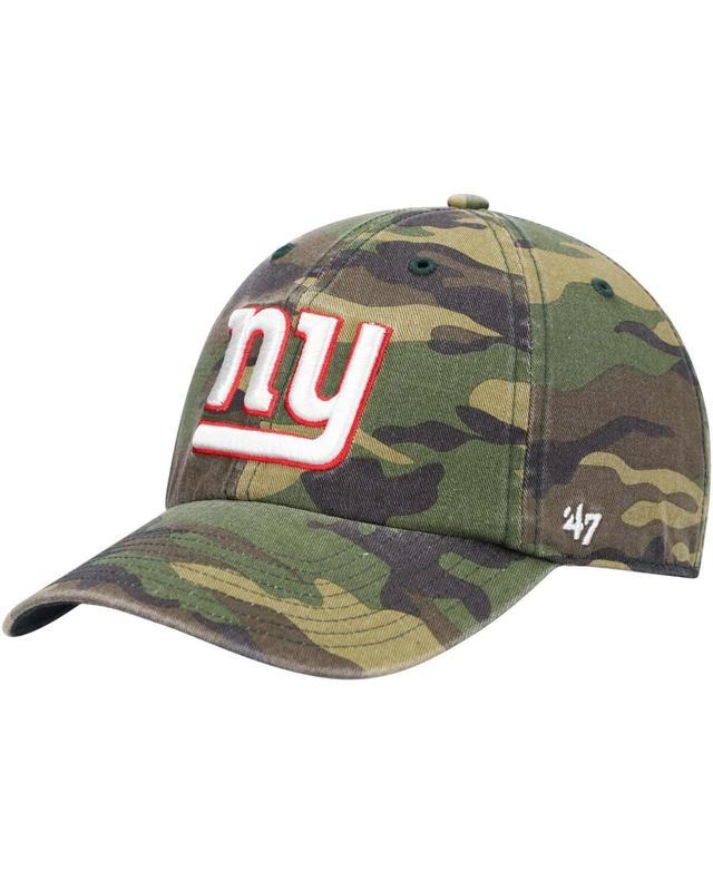 47 Brand Mens New York Giants Woodland Clean Up Adjustable Cap Product Image