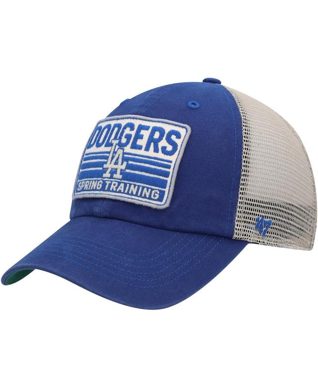 Mens 47 Brand Royal Los Angeles Dodgers Four Stroke Clean Up Trucker Snapback Hat - Royal Product Image