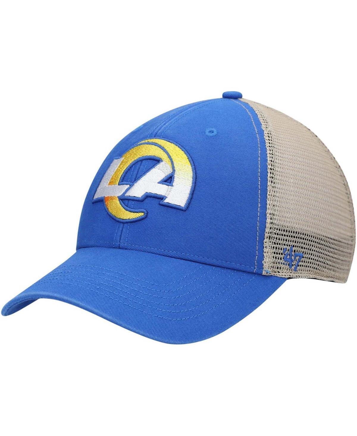 Mens 47 Royal/Natural Los Angeles Rams Flagship Logo MVP Snapback Hat Product Image