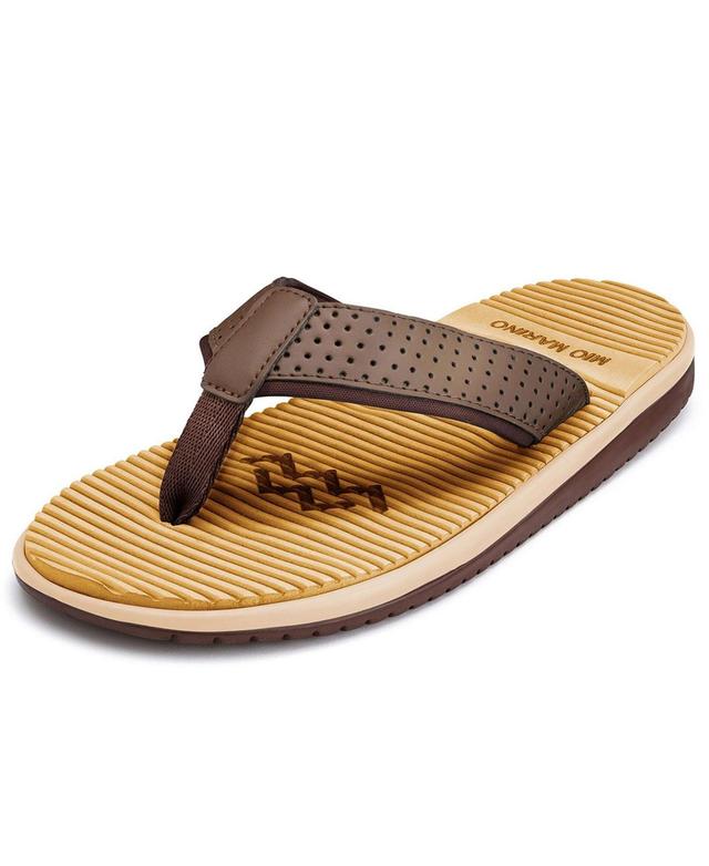 Mens Comfortable Memory Foam Flip Flops Product Image