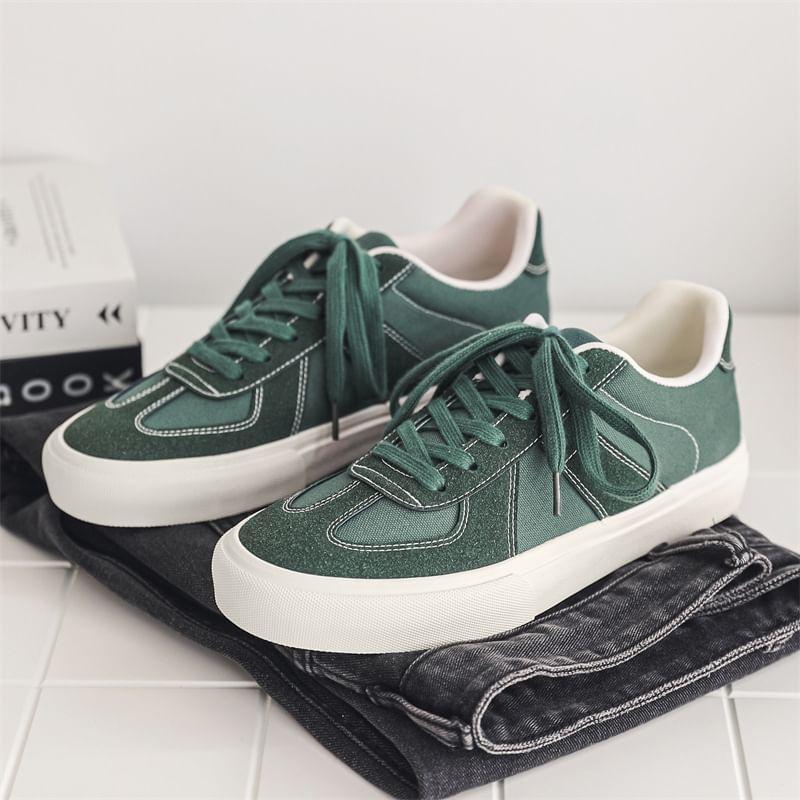 Platform Panel Canvas Sneakers Product Image