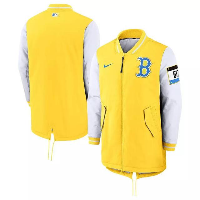 Mens Nike Boston Red Sox Authentic Collection 2022 City Connect Dugout Jacket Product Image