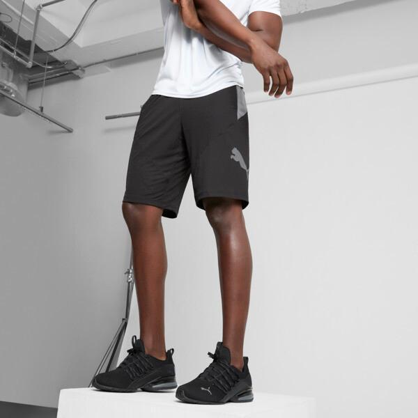 PUMA CAT Men's Training Shorts in Black/Cool Dark Grey Product Image