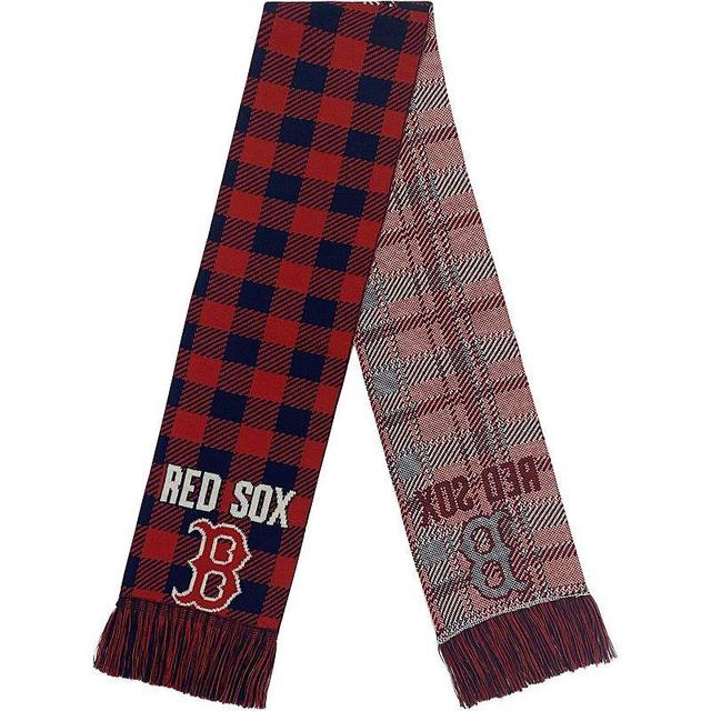 FOCO Boston Red Sox Plaid Color Block Scarf, Blue Product Image