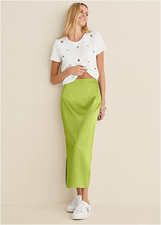 Midi Slip Skirt Product Image