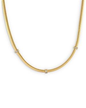 Womens Via Bagutta 18K Yellow Gold & 0.20 TCW Diamond Necklace Product Image