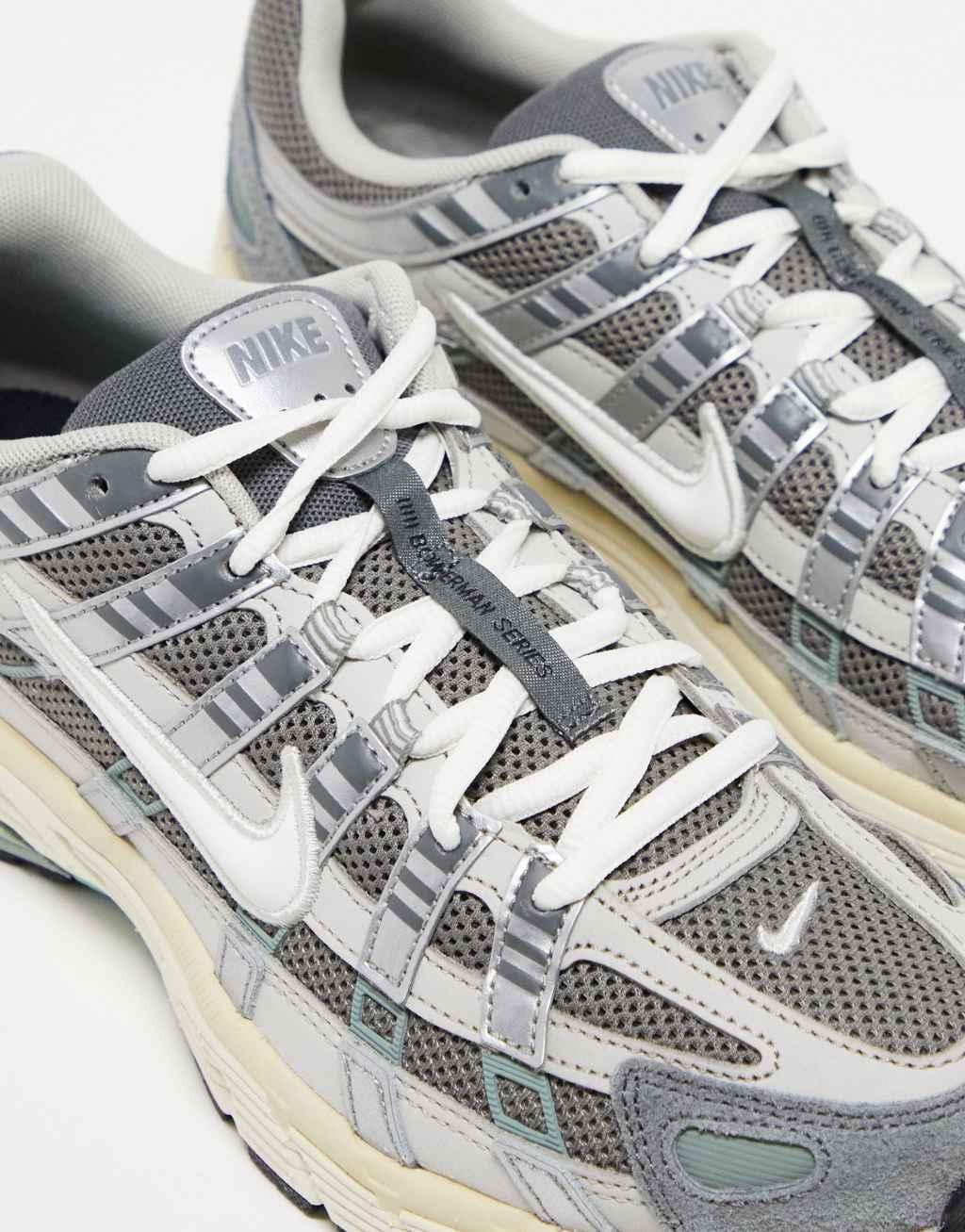 Nike P-6000 sneakers in gray and white Product Image