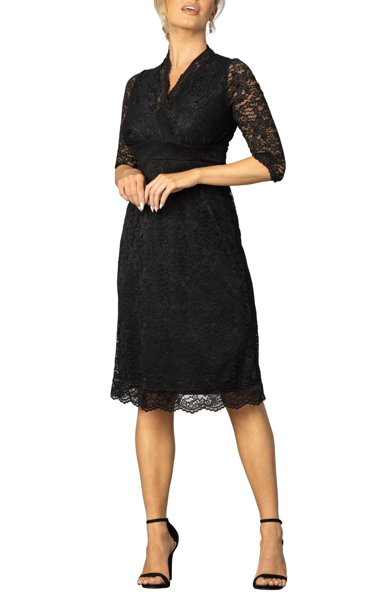 Scalloped Boudoir Lace Dress Product Image