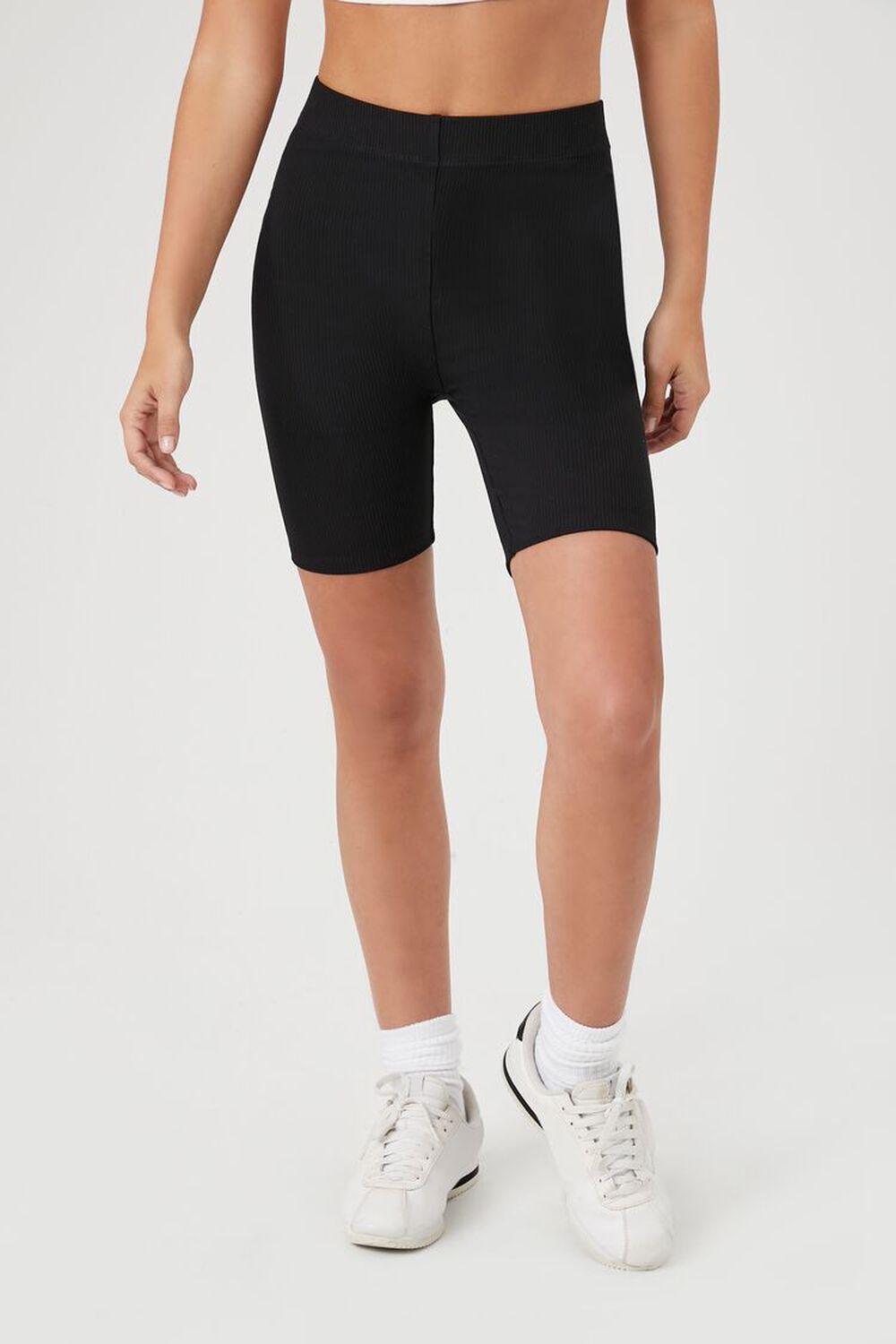 Ribbed Knit Biker Shorts | Forever 21 Product Image