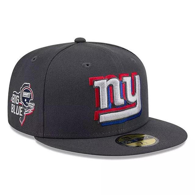 Mens New Era Graphite New York Giants Official 2024 NFL Draft On Stage 59FIFTY Fitted Hat Product Image