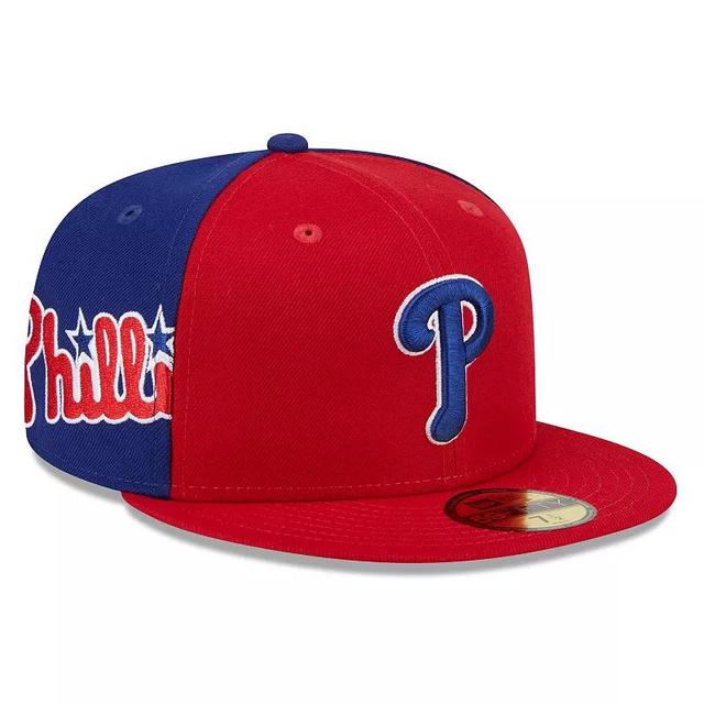 Mens New Era /Royal Philadelphia Phillies Gameday Sideswipe 59FIFTY Fitted Hat Product Image