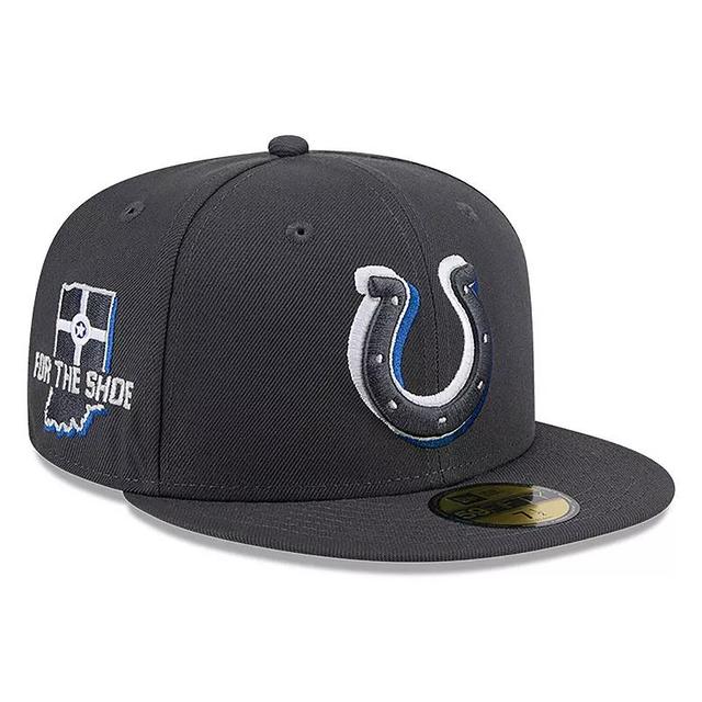 Mens New Era Graphite Indianapolis Colts Official 2024 NFL Draft On Stage 59FIFTY Fitted Hat Product Image