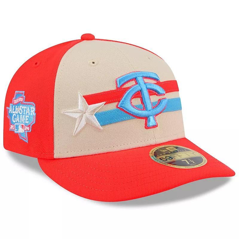 Mens New Era Cream Minnesota Twins 2024 MLB All-Star Game Low Profile 59FIFTY Fitted Hat Product Image