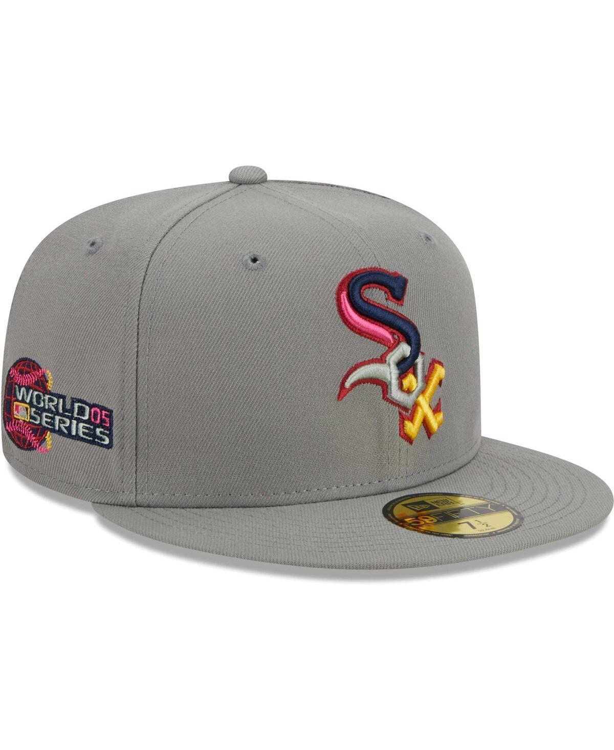 Mens New Era Gray Chicago White Sox Color Pack 59FIFTY Fitted Hat Product Image