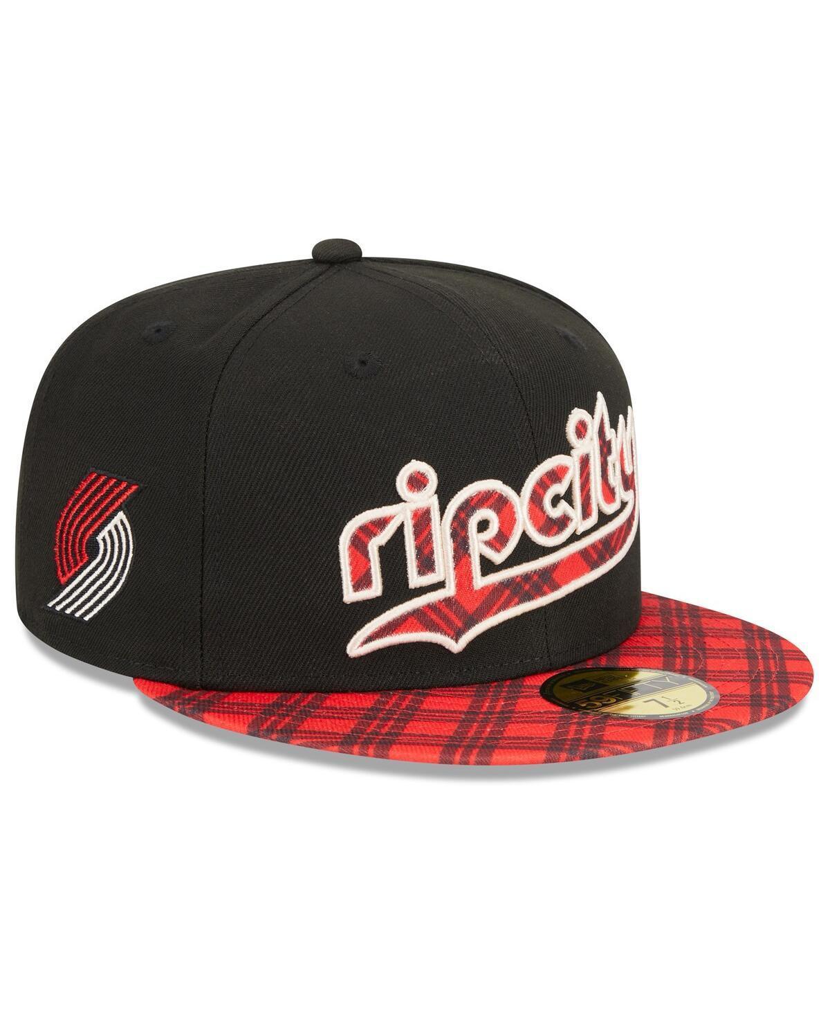 Mens New Era  Black Portland Trail Blazers 2023/24 City Edition 59FIFTY Fitted Hat Product Image